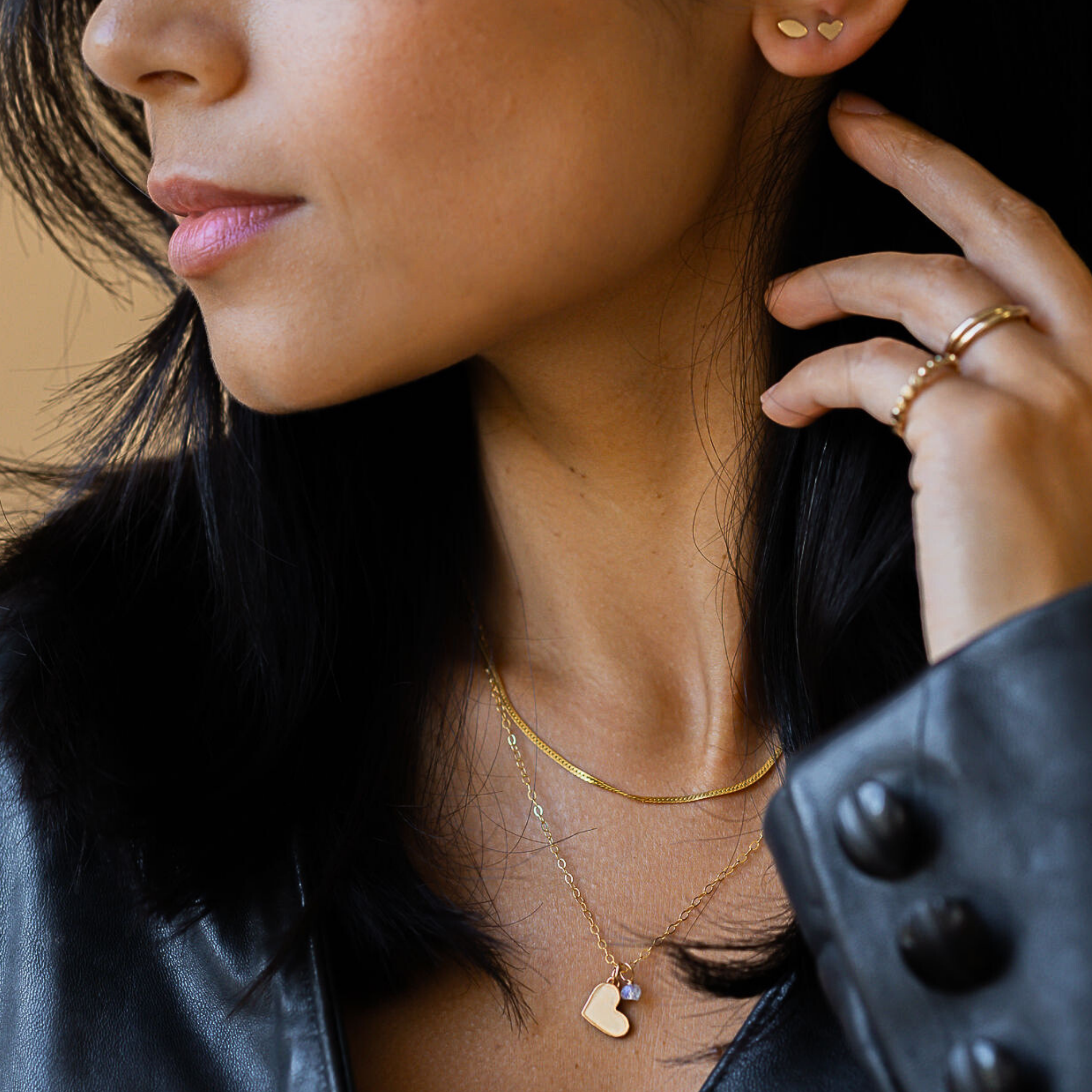 Herringbone Layering Necklaces