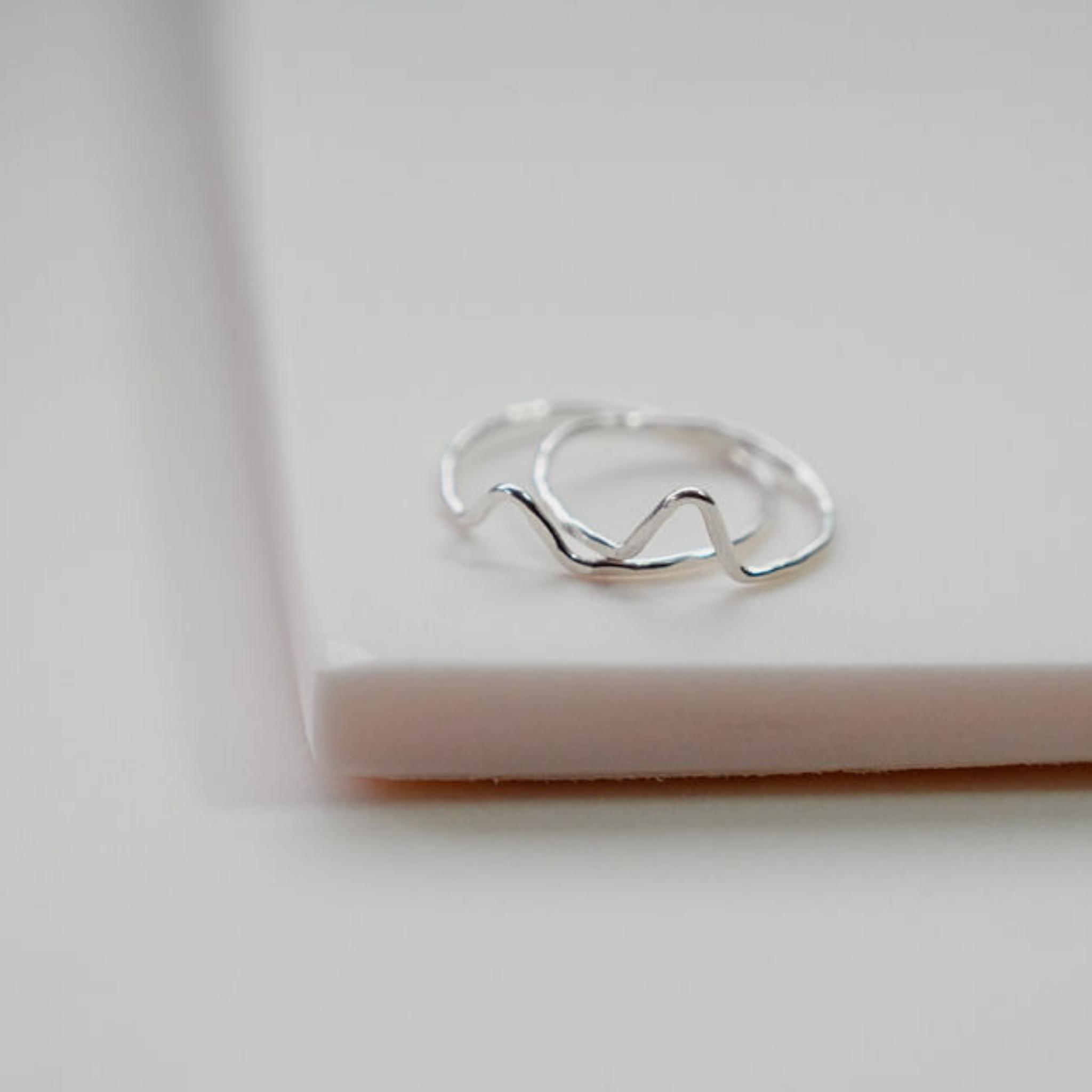 Silver Mini Mountain Ring