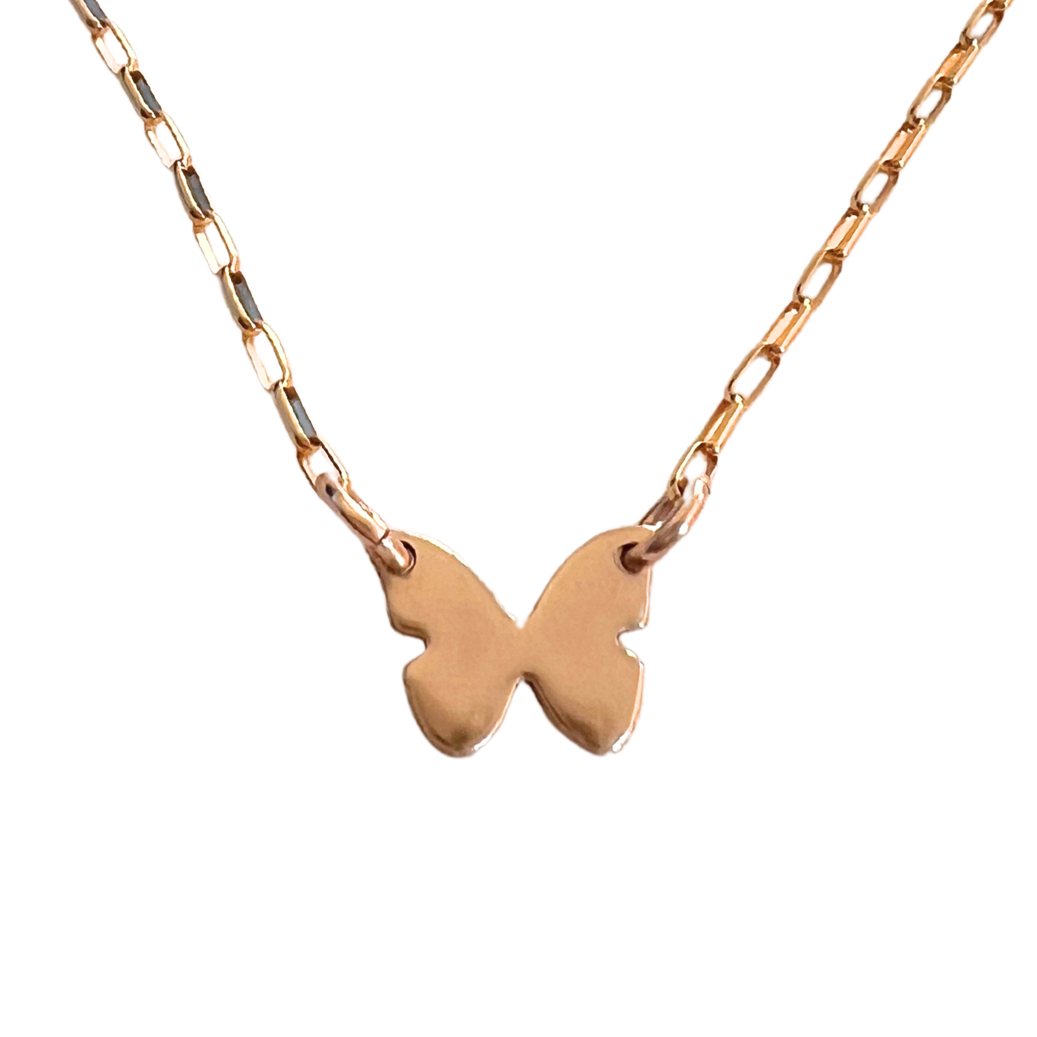 Metamorphosis Butterfly Gold Necklace