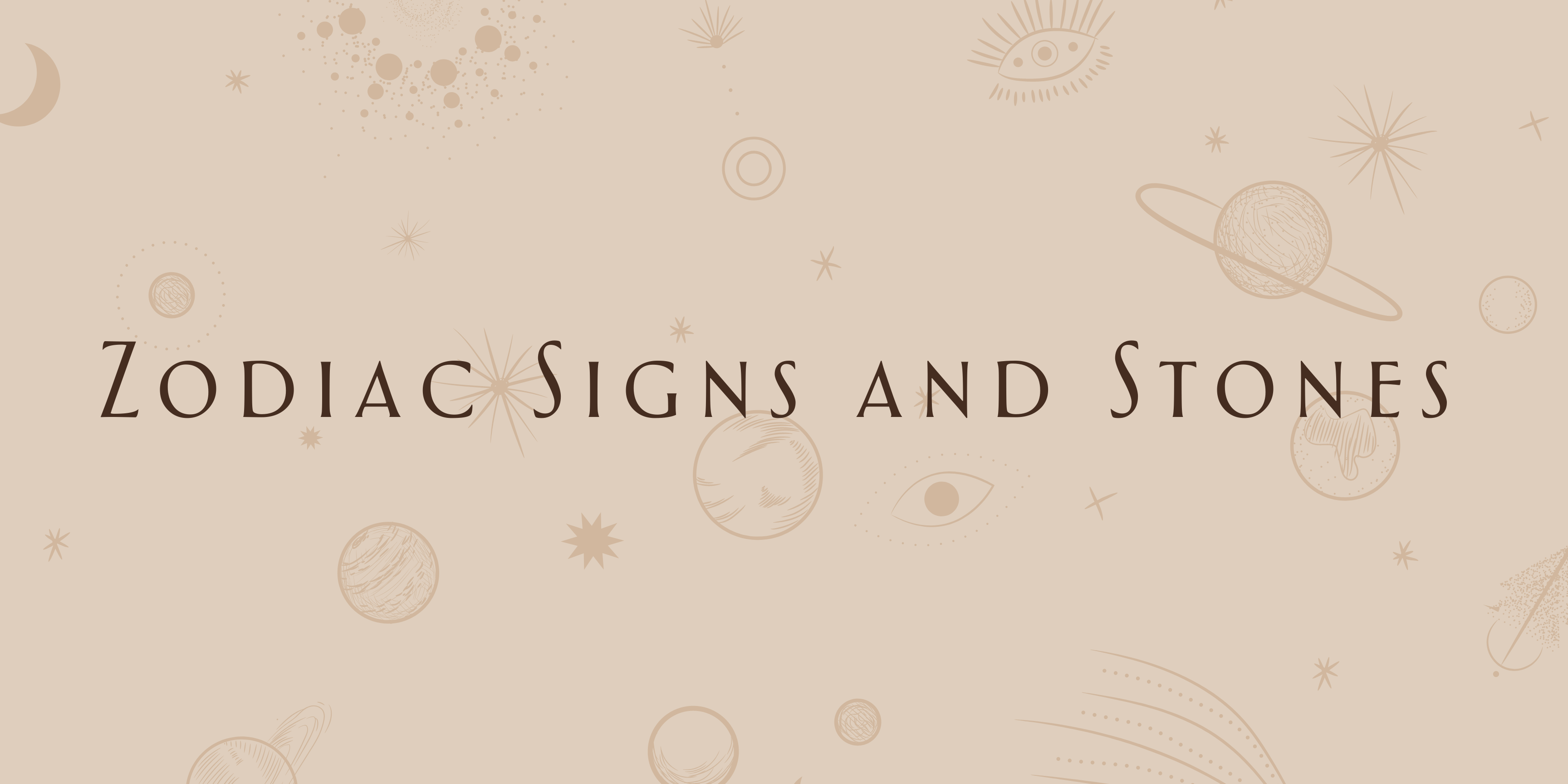 Zodiac Signs and Alternative Birthstone