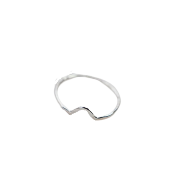 Silver Mini Mountain Ring