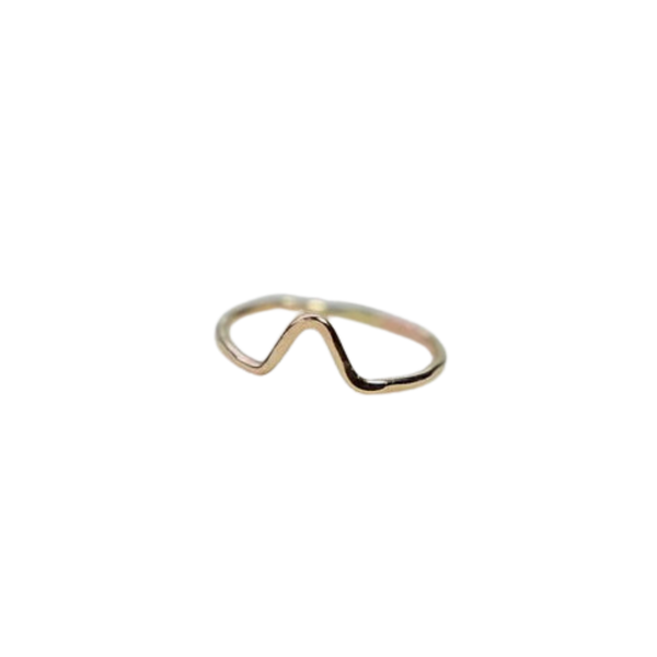 Gold Mini Mountain Ring
