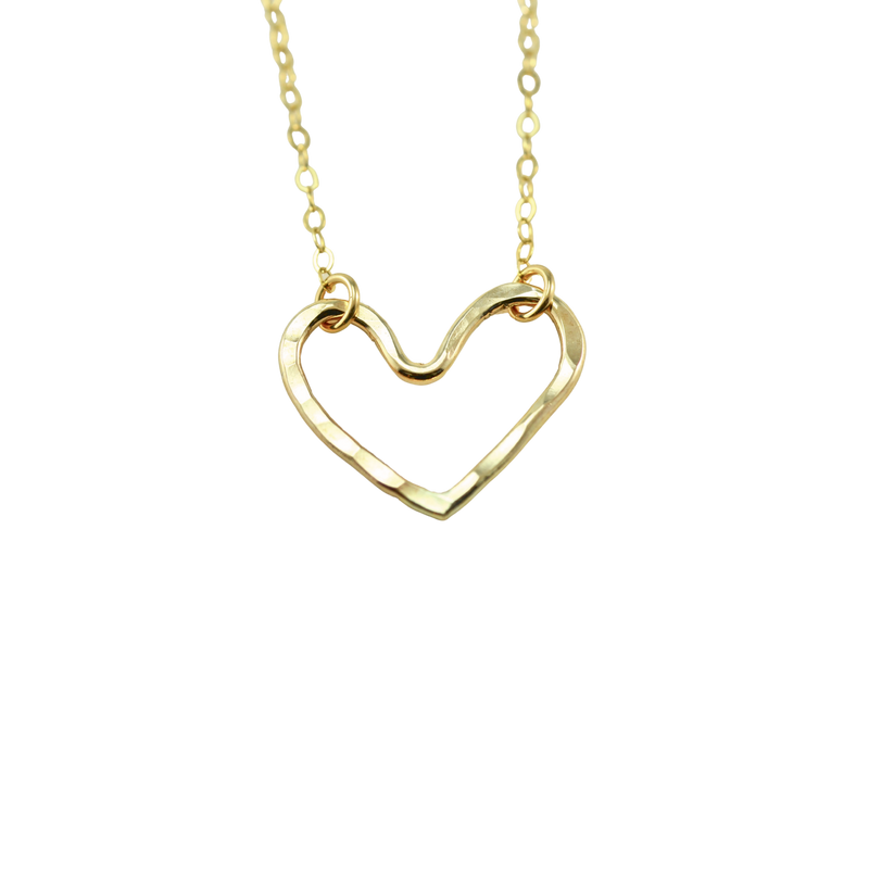 Small Gold Heart Necklace