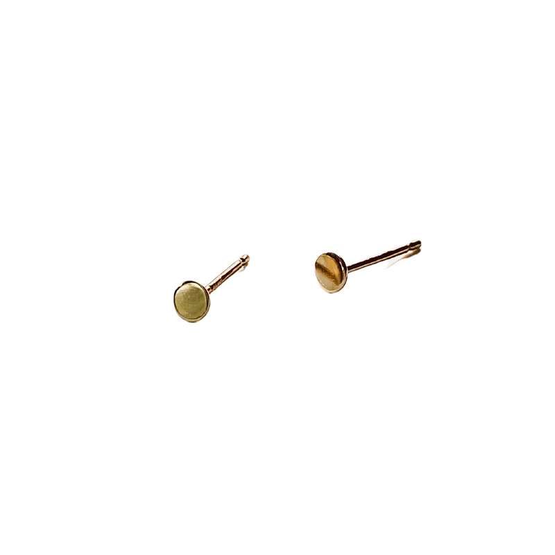 Confetti Gold Mini Studs