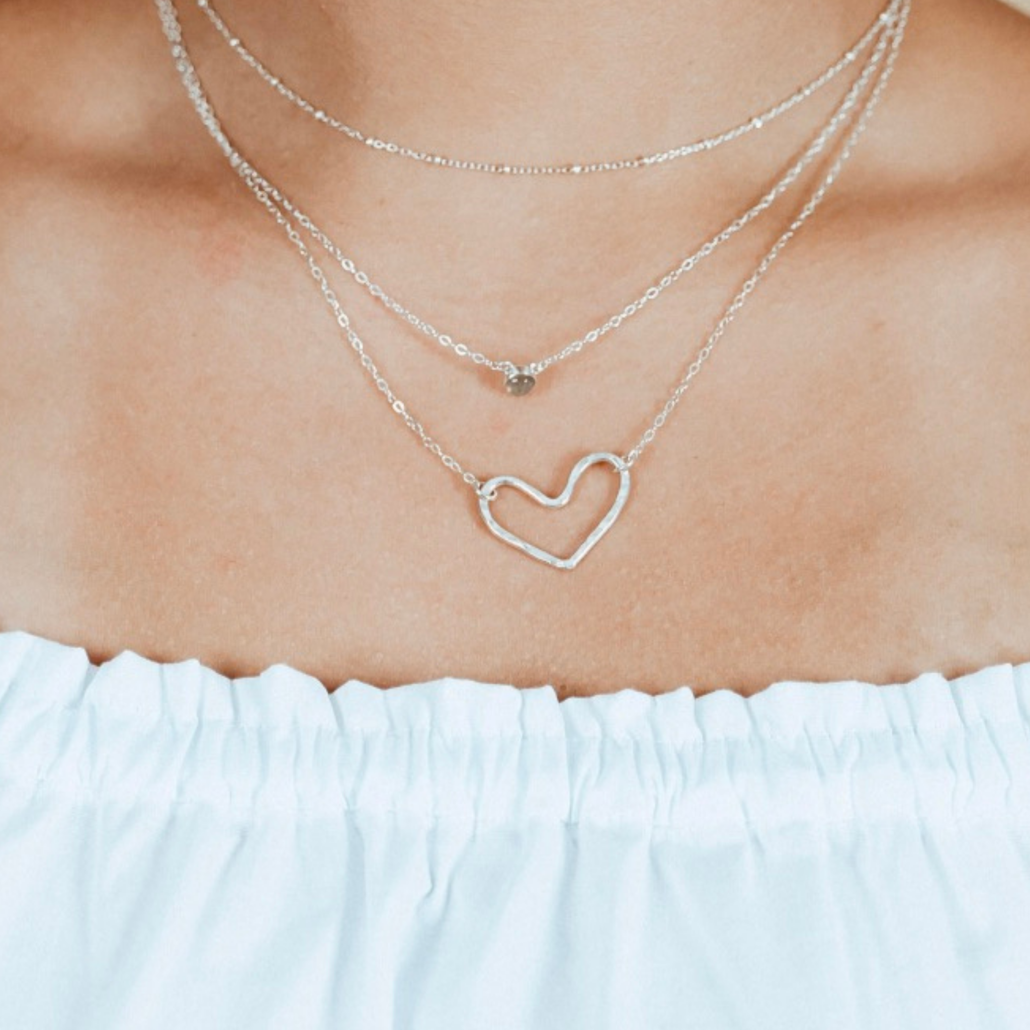 Silver Heart Necklace