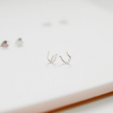 Sterling Silver Horseshoe Studs