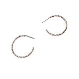 Triangle Silver Small  Hoops