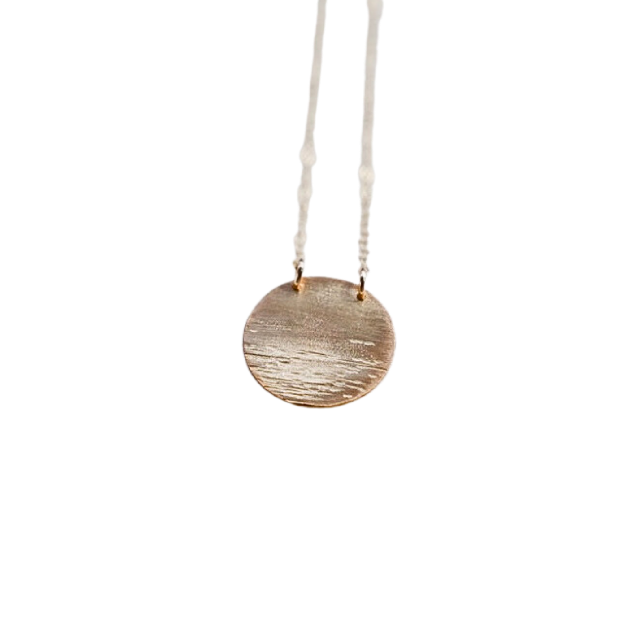 Moon Over Water Gold Necklace