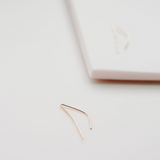 Gold Long Branch Earrings