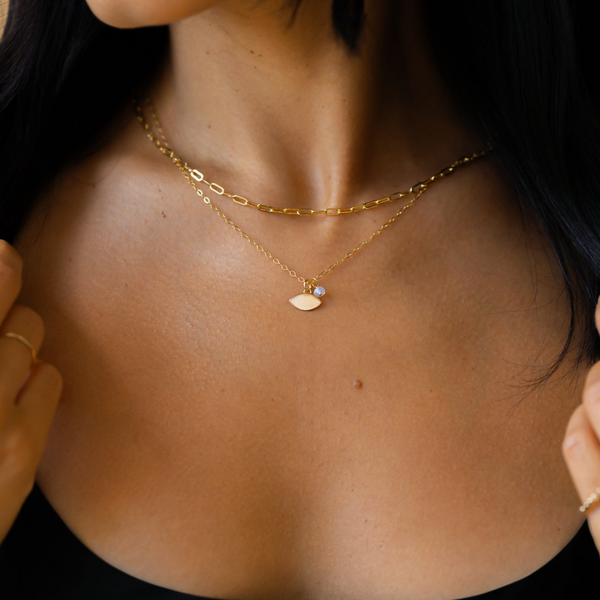 Gold Eye Unity Necklace