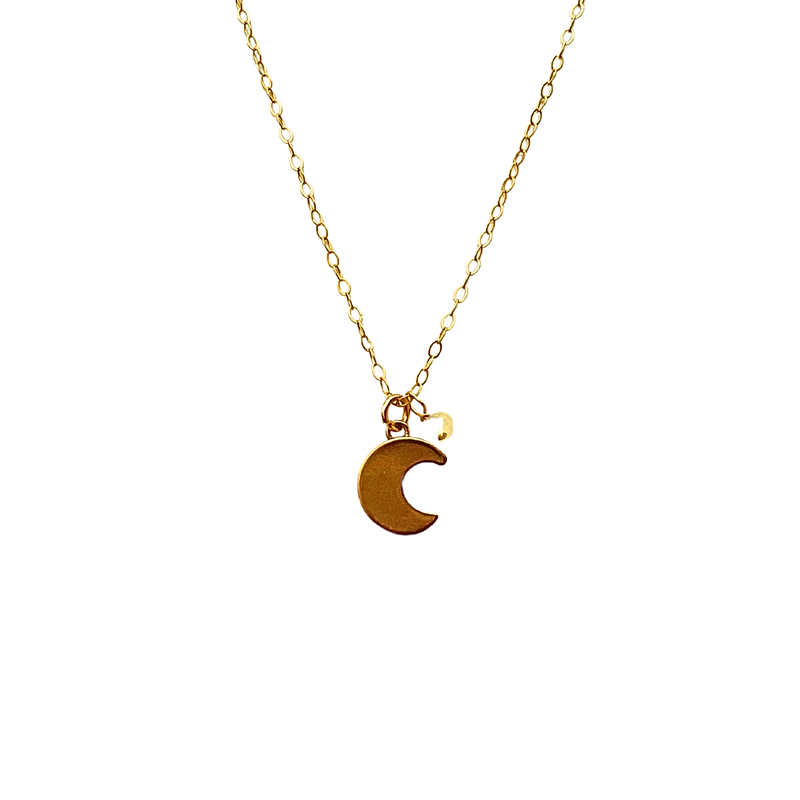 Gold Moon Unity Necklace