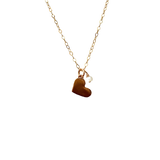 Gold Heart Unity Necklace