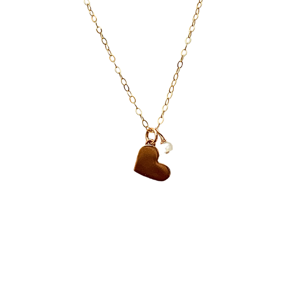 Gold Heart Unity Necklace