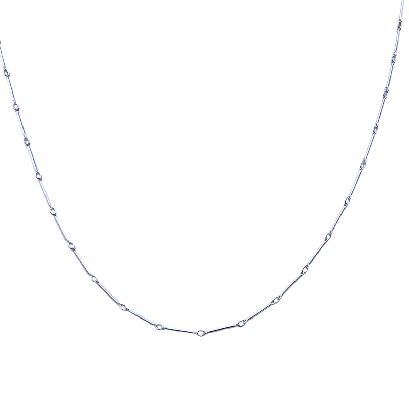 Silver Bar Layering Necklace