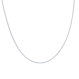 Silver French Rope Layering Necklace