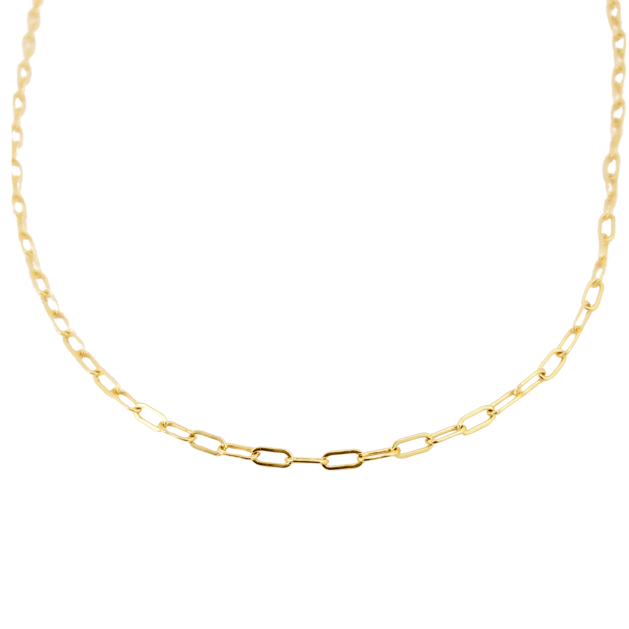 Gold Oval Layering Choker