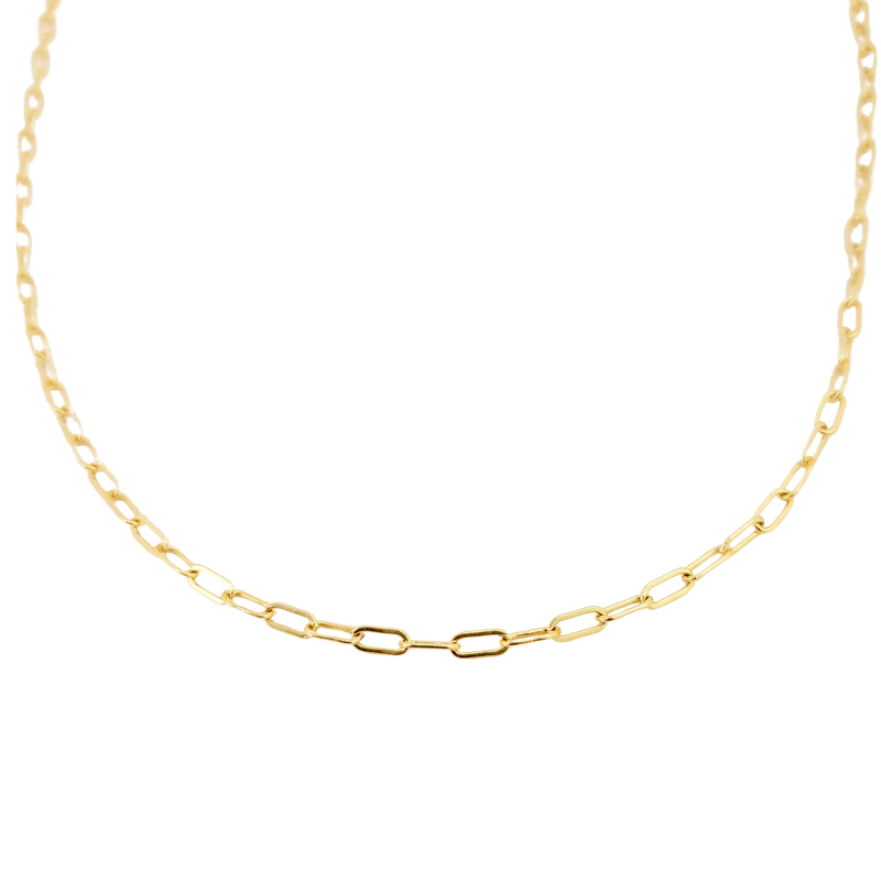 Gold Oval Layering Choker
