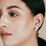 Moon Over Water Silver Earrings