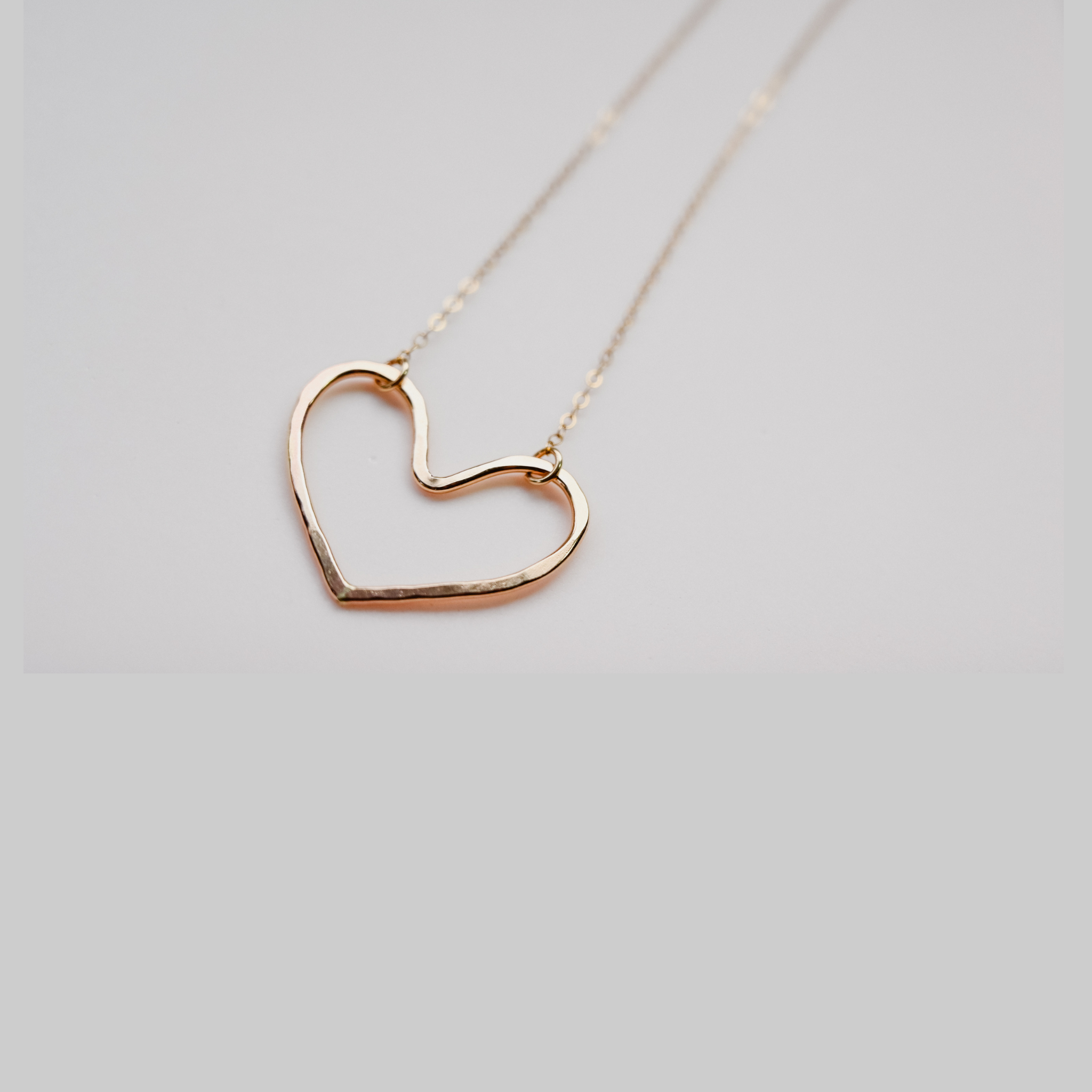 Small Gold Heart Necklace