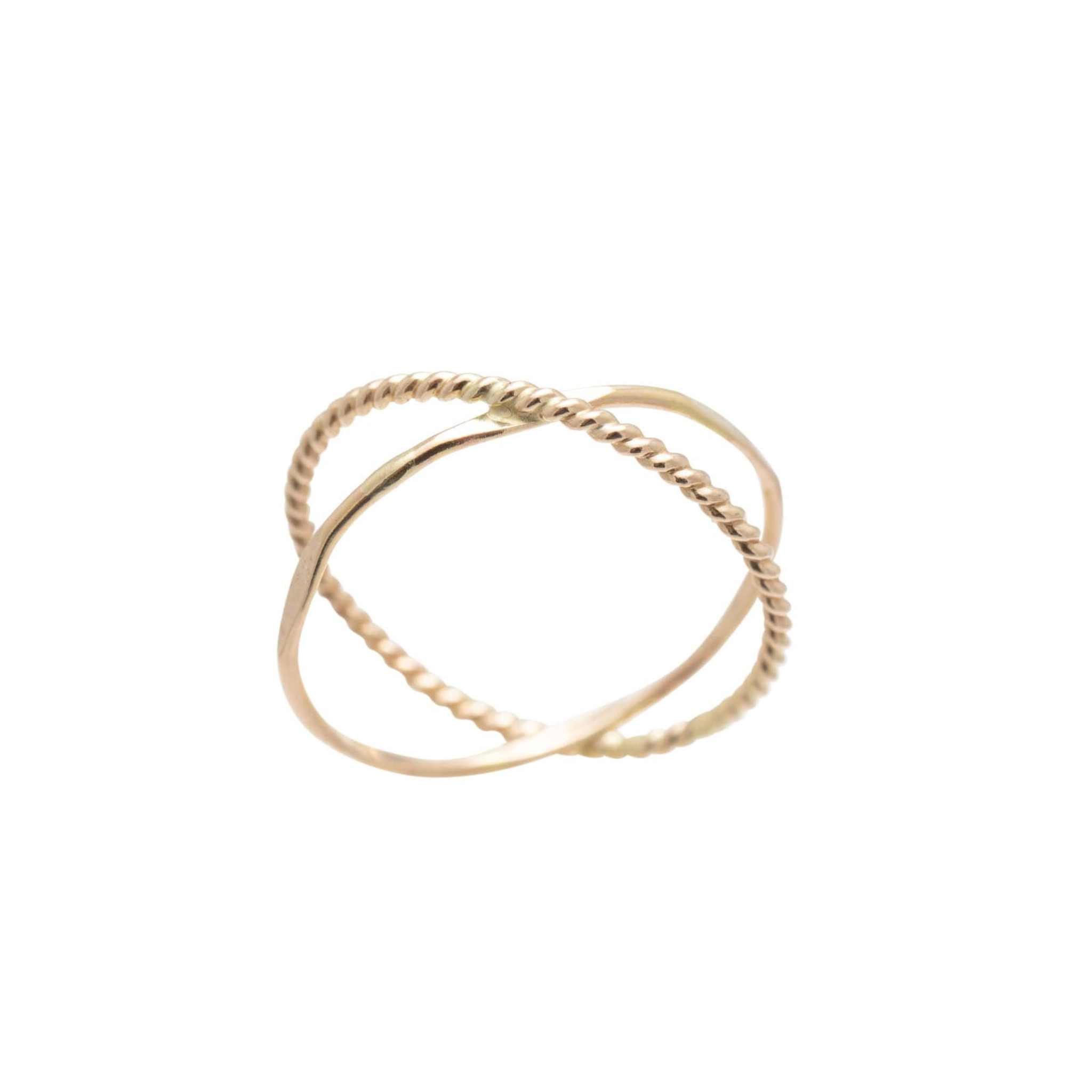 Gold Orbit Ring