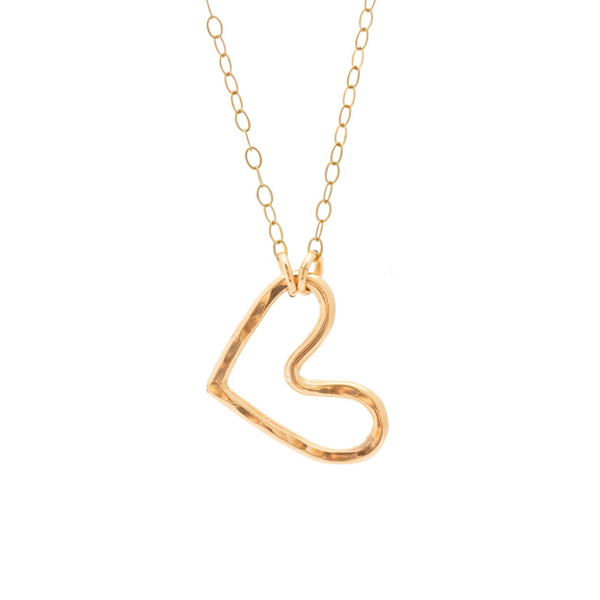 Small Gold Heart Necklace | Devi Arts Collective