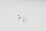 'XO' Silver Stud Earrings